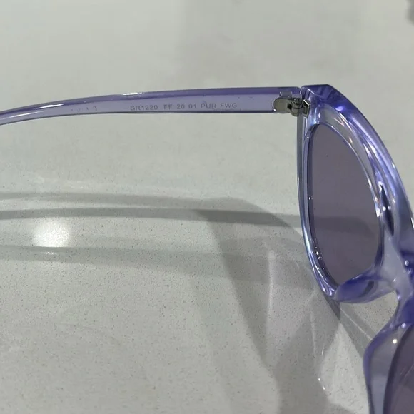 Foster Grant Lilac Cat Eye Sunglasses - Picture 4 of 7
